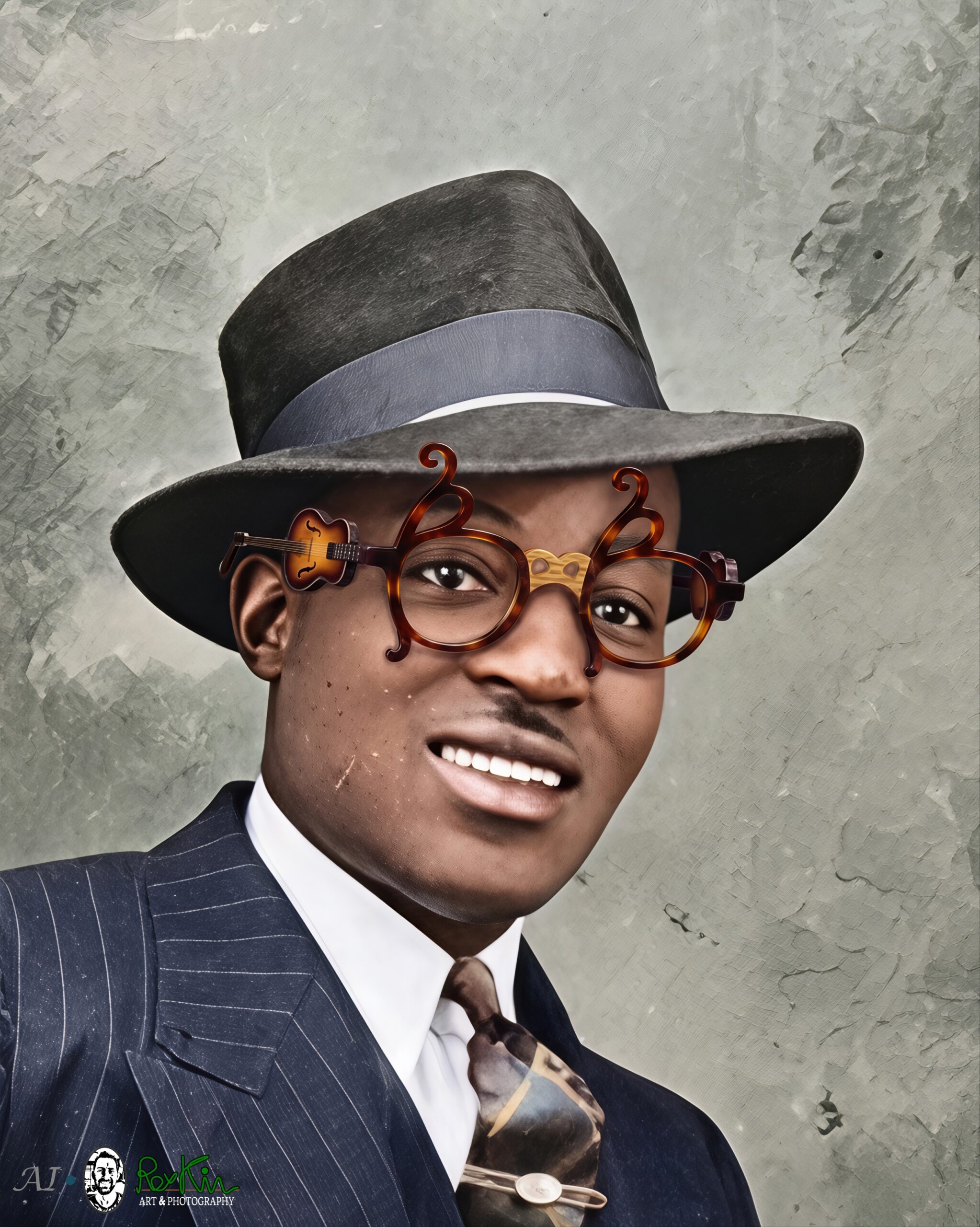 RoyKim_DigitalArt_Specialized_Glasses_for_Big_Bill_Broonzy_Edit-AI-PS_RK